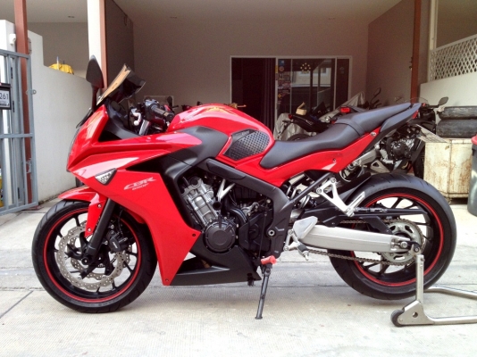 ((ดาวน์53000)) ขาย CBR650f ปี2014 สีแดง ท่อFULL  ราคา 253000 บาท(รับเทริ์น)