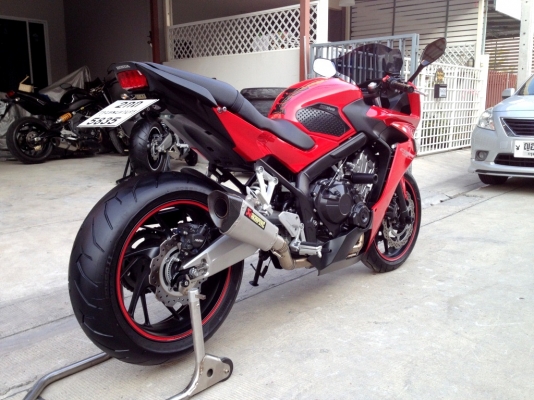 ((ดาวน์53000)) ขาย CBR650f ปี2014 สีแดง ท่อFULL  ราคา 253000 บาท(รับเทริ์น)