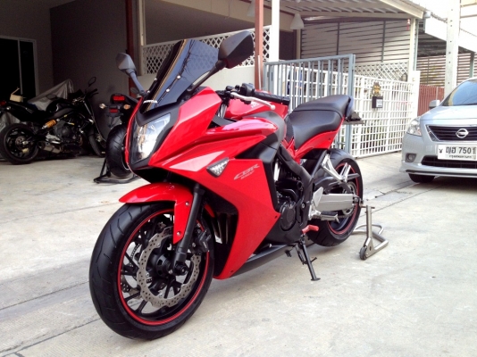 ((ดาวน์53000)) ขาย CBR650f ปี2014 สีแดง ท่อFULL  ราคา 253000 บาท(รับเทริ์น)