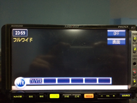 ADDZEST MAX950HD จอ7นิ้ว HDD30GB DVD DVD-RW NTSC PAL MP3 CD MS SONY AUX ทัชสกรีน ปรับระดับจอได้4ระดับ ต่อทีวีดิจิตอลได้ Made in Japan มือ2 ญี่ปุ่น