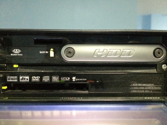 ADDZEST MAX950HD จอ7นิ้ว HDD30GB DVD DVD-RW NTSC PAL MP3 CD MS SONY AUX ทัชสกรีน ปรับระดับจอได้4ระดับ ต่อทีวีดิจิตอลได้ Made in Japan มือ2 ญี่ปุ่น