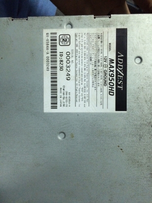 ADDZEST MAX950HD จอ7นิ้ว HDD30GB DVD DVD-RW NTSC PAL MP3 CD MS SONY AUX ทัชสกรีน ปรับระดับจอได้4ระดับ ต่อทีวีดิจิตอลได้ Made in Japan มือ2 ญี่ปุ่น