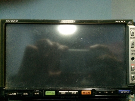 ADDZEST MAX950HD จอ7นิ้ว HDD30GB DVD DVD-RW NTSC PAL MP3 CD MS SONY AUX ทัชสกรีน ปรับระดับจอได้4ระดับ ต่อทีวีดิจิตอลได้ Made in Japan มือ2 ญี่ปุ่น