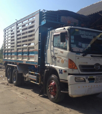 สิบล้อ ฮีโน่ 344ปี53 แม่ลูก 3คานแท้ ดั้มเกษตร กะบะเหล็กค็อกเกษตร สภาพดีเดิมๆพร้อมใช้ ทะเบียนพร้อมโอน