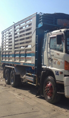 สิบล้อ ฮีโน่ 344ปี53 แม่ลูก 3คานแท้ ดั้มเกษตร กะบะเหล็กค็อกเกษตร สภาพดีเดิมๆพร้อมใช้ ทะเบียนพร้อมโอน