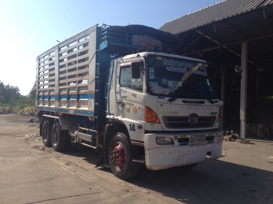 สิบล้อ ฮีโน่ 344ปี53 แม่ลูก 3คานแท้ ดั้มเกษตร กะบะเหล็กค็อกเกษตร สภาพดีเดิมๆพร้อมใช้ ทะเบียนพร้อมโอน