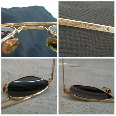 แว่นตาเสืออากาศยุค 60s   COMMAND/USA 23K ไซซ์หล่อ!