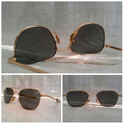 แว่นตาเสืออากาศยุค 60s   COMMAND/USA 23K ไซซ์หล่อ!