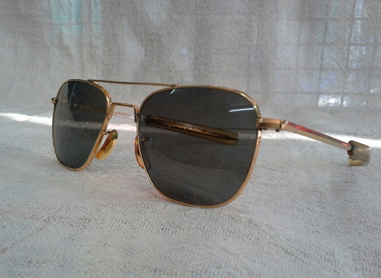 แว่นตาเสืออากาศยุค 60s   COMMAND/USA 23K ไซซ์หล่อ!
