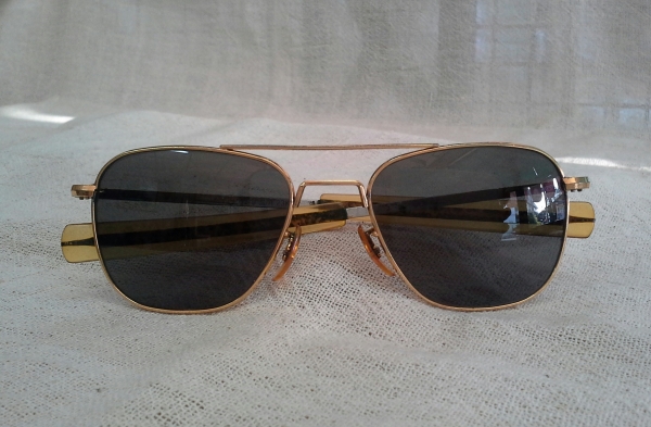 แว่นตาเสืออากาศยุค 60s   COMMAND/USA 23K ไซซ์หล่อ!