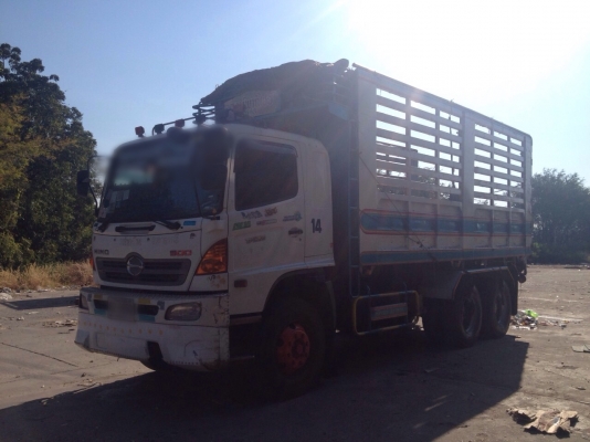 ขายรถพ่วงดัมพ์ Hino เครื่อง 344 แรง ปี 53 กระบะเหล็กสหมิตร ลูก 3 เพลา ทะเบียนพร้อม