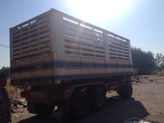 ขายรถพ่วงดัมพ์ Hino เครื่อง 344 แรง ปี 53 กระบะเหล็กสหมิตร ลูก 3 เพลา ทะเบียนพร้อม