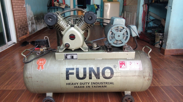 ปั้มลมFUNO120L ใช้งานได้ปกติ