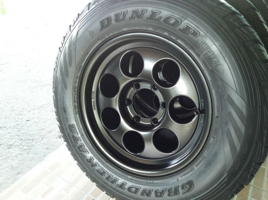 ล้อพร้อมยาง แม็กลาย piaa ลูกโม่ พร้อมยาง dunlop grandtrek at3 ปี 2013