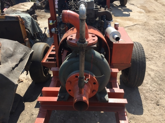 เครื่องสูบน้ำแรงดันสูงดีเซล4สูบ เข้า4นิ้วออก3นิ้วพร้อมใช้งานดับเพลิงก็ได้สปริงเกอร์ก็ดี