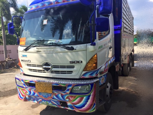 ขายสิบล้อ HINO FM1A 344 ปี55 พ่วงแม่ลูกดั้มมิเนียม รถสวยยางเต็ม  รถสวยพร้อมใช้งาน