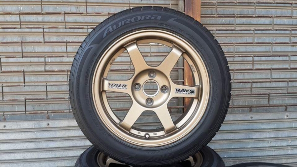 TE37 ขอบ 15 4/100 แถมยาง 195/55/15