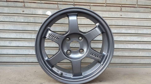 TE37 ขอบ 15 4/100 ล้อเปล่าไม่มียาง