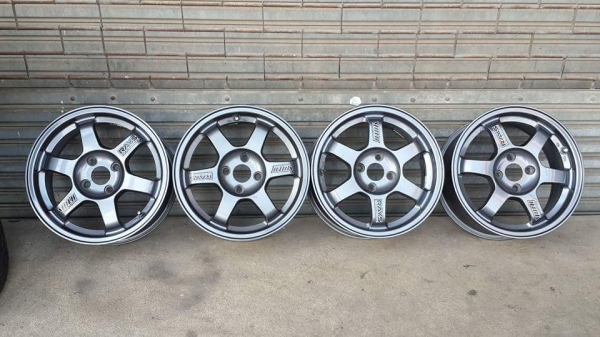 TE37 ขอบ 15 4/100 ล้อเปล่าไม่มียาง