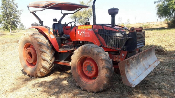ขาย รถไถ KUBOTA M9540 ปี 54 อุปกรณ์มีผาน 3 ผานดันหน้า เอกสารเล่มทะเบียนครบ