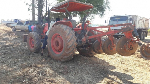 ขาย รถไถ KUBOTA M9540 ปี 54 อุปกรณ์มีผาน 3 ผานดันหน้า เอกสารเล่มทะเบียนครบ