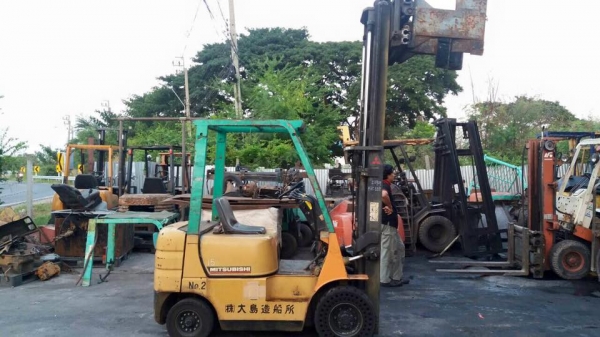 ฟอล์คลิฟต์ 1.5 ตัน Mitsubishi FD15T ดีเซล รถนอกเก่าญี่ปุ่น