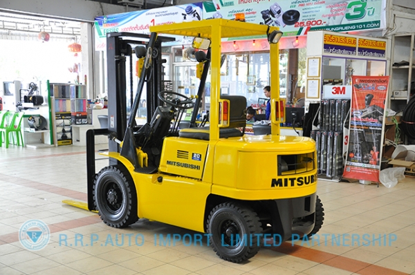 ขายรถโฟล์คลิฟท์มือสอง MITSUBISHI  รุ่น FD20-0045  ราคา 215,000 บาท นำเข้าจากประเทศญี่ปุ่น 100\% ไม่เคยใช้งานในประเทศไทย