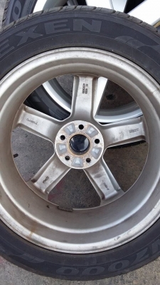 ขายล้อ วอลโว pegasus แท้ ขอบ 18 พร้อมยาง 235/50/18 ปี 14 ราคา 43000