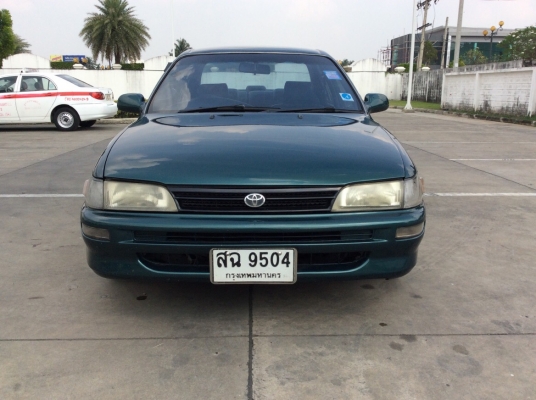 ขายรถพร้อมๆใช้ โตโยต้า โคโรล่าสามห่วง AE101 ปี94 เครื่องใหม่บล็อกเดิมหัวฉีด 1.6 เกียร์ธรรมดา ติดแก๊สLPG ใช้ได้2ระบบ เพาเวอร์ ไฟฟ้าทั้งคันปรับข้างไฟฟ้าใช้ได้หมด ภายในสวยๆสะอาดแอร์หนาว วิทยุCD/TV จอสไลด์ สีเงาสวยๆทั้งคัน แม็ก15" รถสวยพร้อมใช้ ขับดีมากๆ