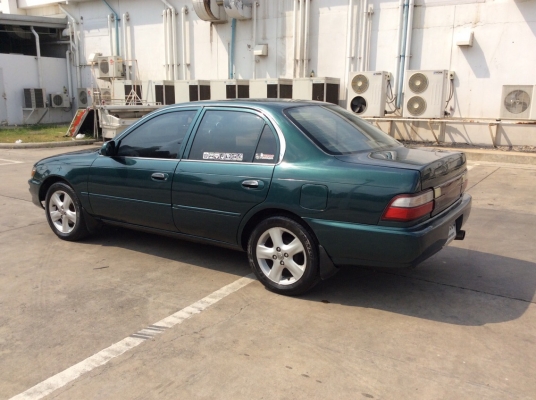 ขายรถพร้อมๆใช้ โตโยต้า โคโรล่าสามห่วง AE101 ปี94 เครื่องใหม่บล็อกเดิมหัวฉีด 1.6 เกียร์ธรรมดา ติดแก๊สLPG ใช้ได้2ระบบ เพาเวอร์ ไฟฟ้าทั้งคันปรับข้างไฟฟ้าใช้ได้หมด ภายในสวยๆสะอาดแอร์หนาว วิทยุCD/TV จอสไลด์ สีเงาสวยๆทั้งคัน แม็ก15" รถสวยพร้อมใช้ ขับดีมากๆ