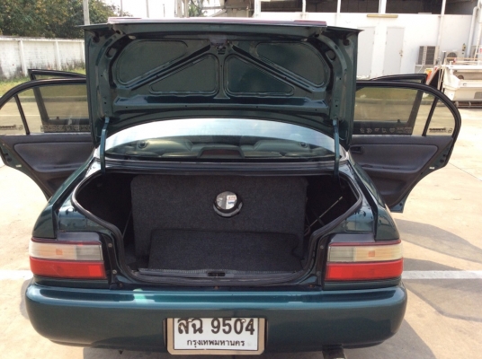 ขายรถพร้อมๆใช้ โตโยต้า โคโรล่าสามห่วง AE101 ปี94 เครื่องใหม่บล็อกเดิมหัวฉีด 1.6 เกียร์ธรรมดา ติดแก๊สLPG ใช้ได้2ระบบ เพาเวอร์ ไฟฟ้าทั้งคันปรับข้างไฟฟ้าใช้ได้หมด ภายในสวยๆสะอาดแอร์หนาว วิทยุCD/TV จอสไลด์ สีเงาสวยๆทั้งคัน แม็ก15" รถสวยพร้อมใช้ ขับดีมากๆ