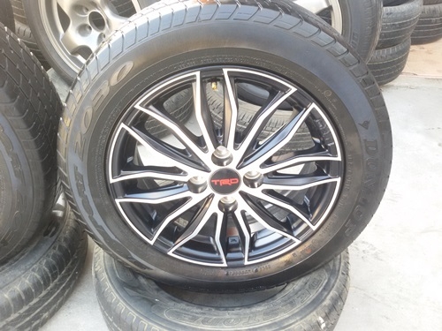 ขายล้อTOYOTA TRD15  VIOS พร้อมยางปี14   4 ล้อ