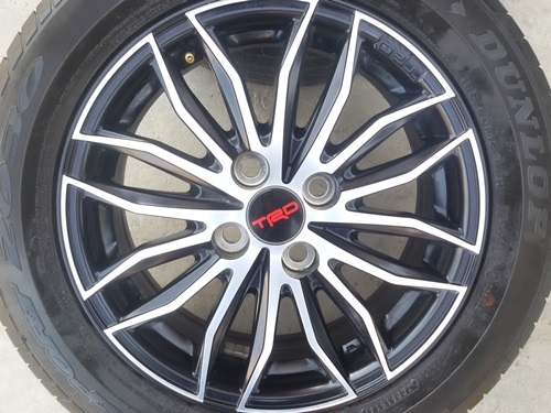 ขายล้อTOYOTA TRD15  VIOS พร้อมยางปี14   4 ล้อ