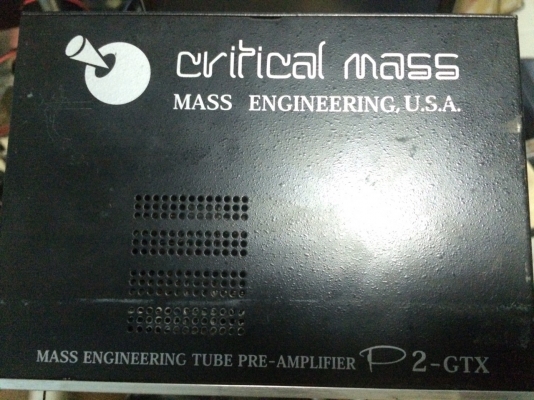 ปรีหลอด CRITICAL MASS P2-GTX เสียงหวานใส กว้าง มือ2 ปรีหลอด CRITICAL MASS P2-GTX เสียงหวานใส กว้าง มือ2