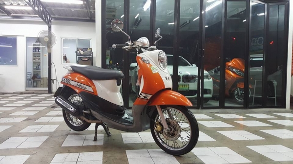 ขออนุญาติขาย YAMAHA FINO 115 CC ลายหมากรุก ฟรีโอน