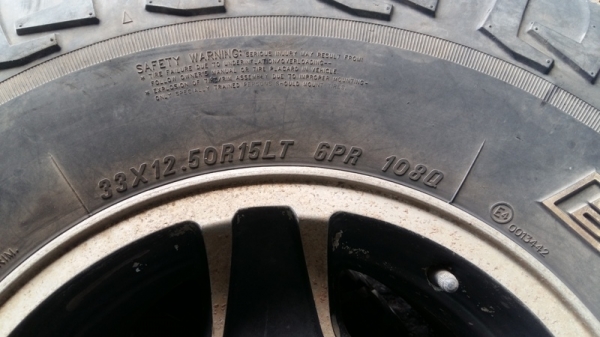 ขายยาง mud 33' พร้อมแม็ค 15 ขายยาง mud 33' พร้อมแม็ค 15