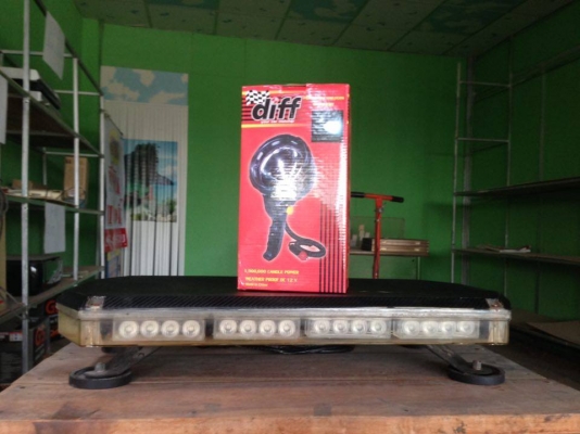 ไฟเลน Led  แดง-น้ำเงิน