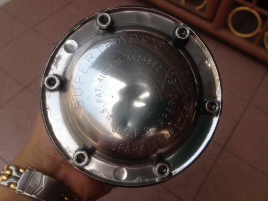 ปลายท่อ SUPERTRAPP แท้ USA เก่าญี่ปุ่นสภาพสวยตามรูปครับ