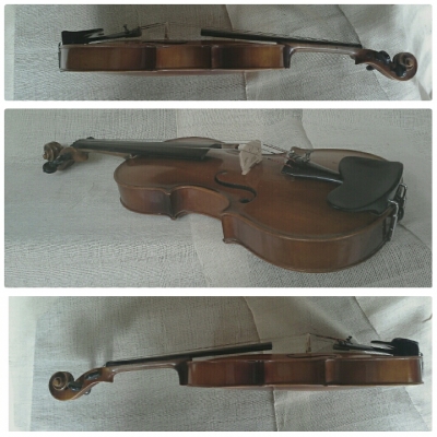 ไวโอลินเยอรมันตะวันตกเก่า Antonius Stradivarius faciebat Cremona 1713 made in Western Germay