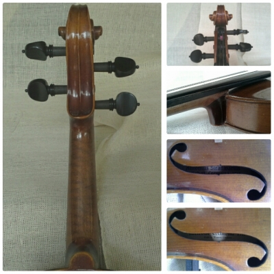 ไวโอลินเยอรมันตะวันตกเก่า Antonius Stradivarius faciebat Cremona 1713 made in Western Germay