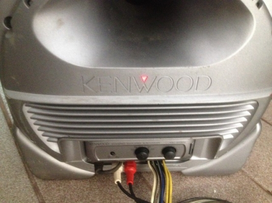 kenwood sub us power ดอก8นิ้วเเอมในตัวเก่าญี่ปุ่นเเท้สภาพดี
