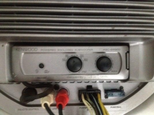 kenwood sub us power ดอก8นิ้วเเอมในตัวเก่าญี่ปุ่นเเท้สภาพดี