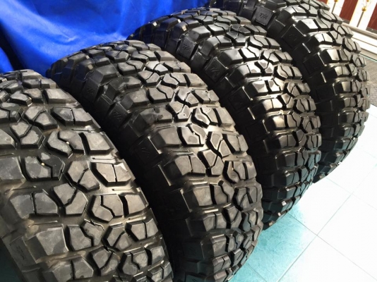 ขาย ยางBF mud km2 265/75/16 ใช้น้อย ดอกเต็มๆทุกเส้น