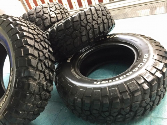 ขาย ยางBF mud km2 265/75/16 ใช้น้อย ดอกเต็มๆทุกเส้น