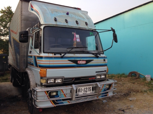 สิบล้อ ฮีโน่ FL176 HO6D195เพาเดียว บรรทุกตู้เปียก ยาว6.50ม สภาพดีสวยเดิมๆพร้อมใช้งาน ทะเบียนพร้อมโอน