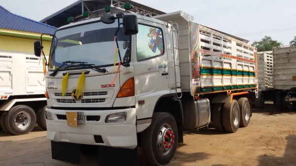 ขายรถบรรทุกสิบล้อดัมพ์ Hino เครื่อง 320 แรง ปี 49 กระบะดัมพ์ไทเทเลอร์ มีระบบลากพ่วง ขายรถบรรทุกสิบล้อดัมพ์ Hino เครื่อง 320 แรง ปี 49 กระบะดัมพ์ไทเทเลอร์ มีระบบลากพ่วง