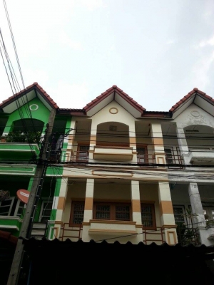 ขายทาวน์เฮ้าส์ 3 ชั้น วิเศษสุขนคร สุขสวัสดิ์ 66 - ประชาอุทิศ79 เนื้อที่ 18 ตร.ว. สภาพดีสวยมาก