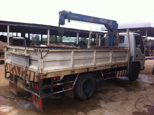 ISUZU NKR 71LY52E5 เทรน Tadano เครื่อง4HG-130 Turbo เครื่องดี คัสซีสวย แอร์ วิทยุ ทะเบียนเต็มพร้อมโอน