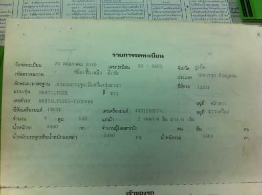 ISUZU NKR 71LY52E5 เทรน Tadano เครื่อง4HG-130 Turbo เครื่องดี คัสซีสวย แอร์ วิทยุ ทะเบียนเต็มพร้อมโอน