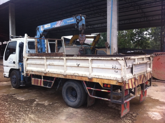 ISUZU NKR 71LY52E5 เทรน Tadano เครื่อง4HG-130 Turbo เครื่องดี คัสซีสวย แอร์ วิทยุ ทะเบียนเต็มพร้อมโอน